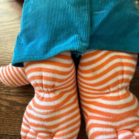 Vintage Cabbage Patch Kids KOOSAS Cat Doll Rainbow Suspenders Xavier Roberts - Picture 6 of 9